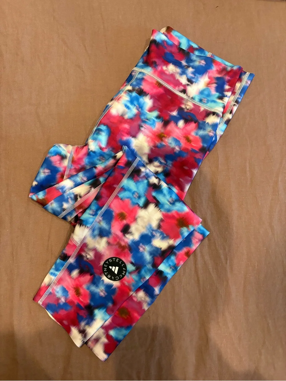 Adidas by Stella McCartney Multicolor Tie-Dye Floral Workout Set womens size L